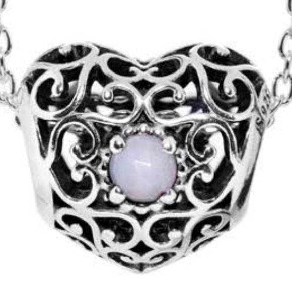 Pandora Jewelry - Pandora October Signature Heart Charm